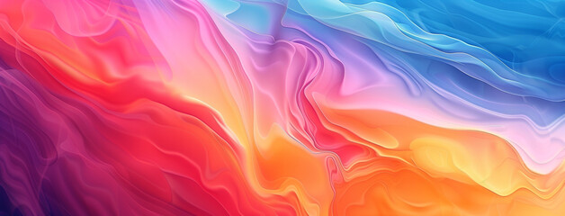 Fototapeta premium Beautiful modern red and yellow blue gradient , Multicolored gradient abstract background, gradient background with grainy texture, Waves Colorful Gradient, Pastel gradient romantic wallpaper, Ai