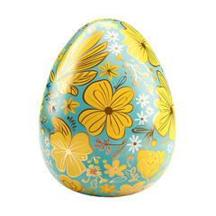 Fototapeta premium An Easter Egg on isolated transparent background