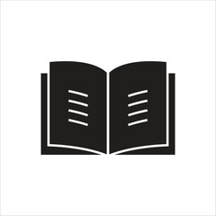 open book vector icon line template
