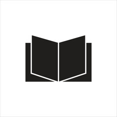 open book vector icon line template