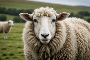 Fototapeta premium Portrait of a sheep