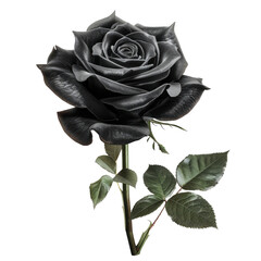 Beautiful rose flower isolated on white