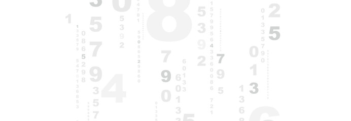 black and white background with numbers	