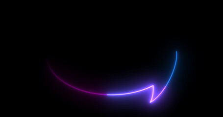 Colorful simple neon sign chat bubble typing icon in black. Message typing cloud speech dialogue neon frame. Speech balloon cartoon-style light chat icon sign high-quality stock illustration.