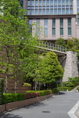 東京港区赤坂4丁目の都市風景