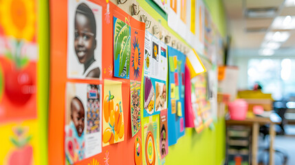 Obraz premium collage of colorful images,generative ai