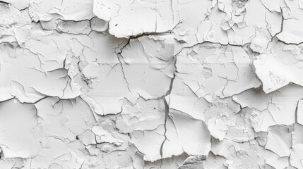 Smooth design, white fractured wall texture