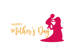 Mothers day logo and vector
