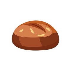 Bread icon on white background.