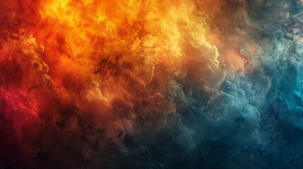   A multicolored background with a black backdrop and a color scheme of red, yellow, blue, and green