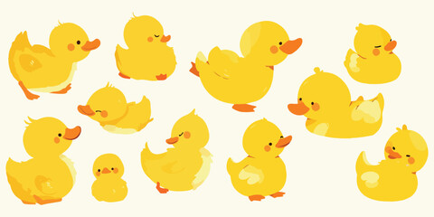  duck clipart vector for graphic resources