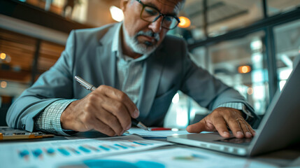 A skilled financial advisor is planning the client's finances.