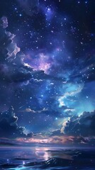 Stars in Celestial Harmony A D Illustrated Portrayal of Distant Worlds and Untold Stories