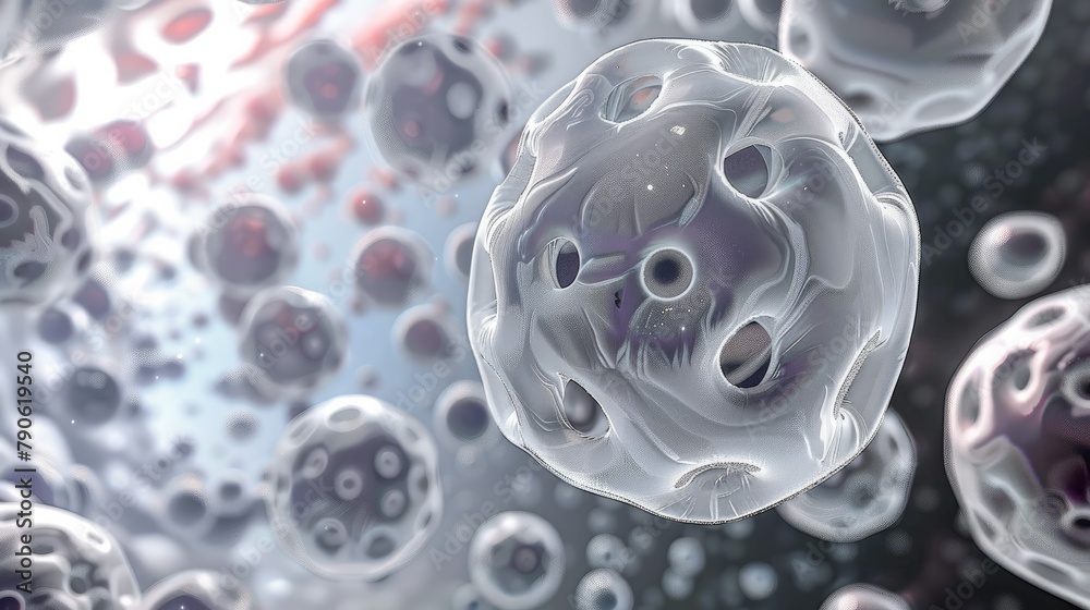 Poster cells are constantly dividing. generative ai.