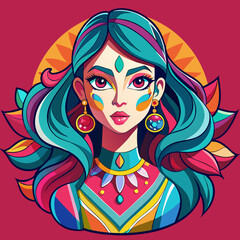 beauty-girl-face--design-elements-coloful-illustra