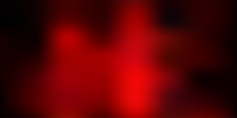 Dark red vector abstract blur layout.