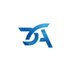 D A DA Letter Logo Vector Design
