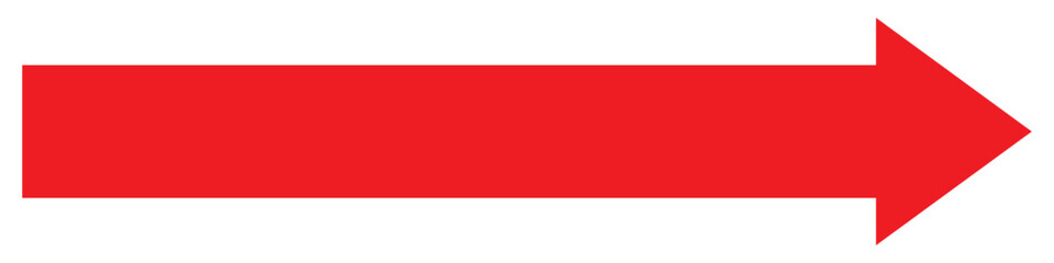 Obraz premium Horizontal long arrow to the left. Straight long arrow, Arrow pointing. 11:11