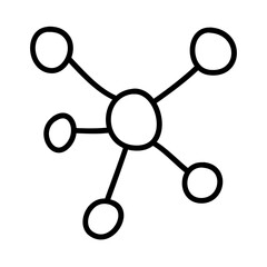 atom of doodle icons