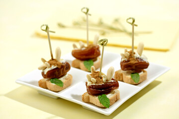 Stuffed dates.