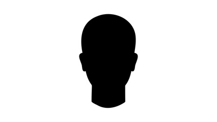 shape of a bald head