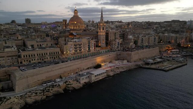 panorama malta valetta