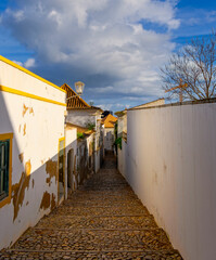 street in the town, Tavira, Portugal, Europe, February 2024