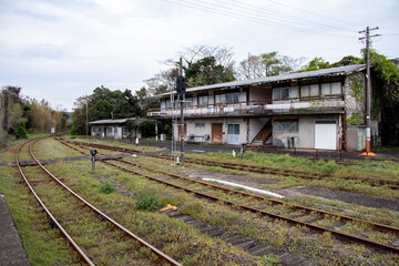 Obraz premium ローカル線の駅