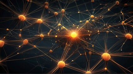 Fototapeta premium New 3D rendering of abstract technology concept background ready for presentation
