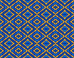 Seamless Ikat ethnic traditional pattern geometric abstract folklore ornament Tribal ethnic illustration background