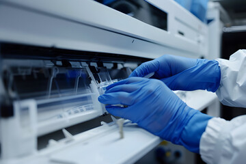 scientist working in laboratory