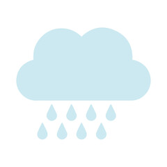 Weather icon flat design