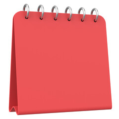 Empty calendar. 3D calendar. 3D illustration.