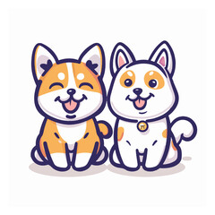 Cute cat vector Illustration