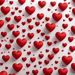 red hearts, valentine's day background, background with hearts
