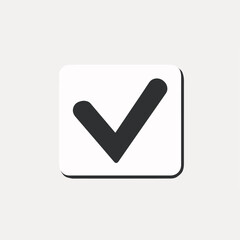 Check mark in cartoon, doodle style. Image for t-shirt, web, mobile apps and ui. Isolated 2d vector illustration in logo, icon, sketch style, Eps 10. AI Generative