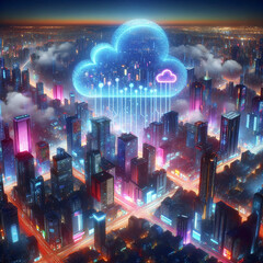 都市とクラウドネットワーク
