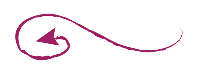 brush painted arrow icon on white background - vector illustration