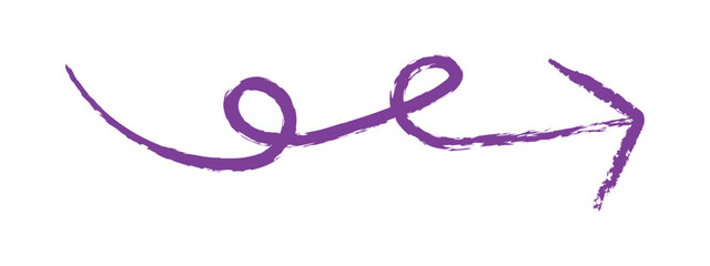 Obraz premium brush painted arrow icon on white background - vector illustration