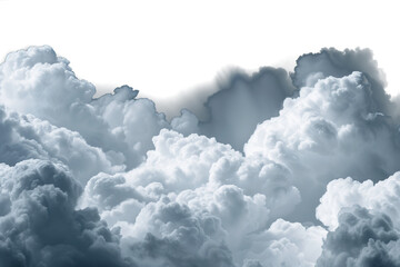 Ultra realistic clouds on a transparent  background - 790646777