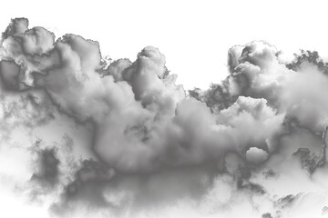Ultra realistic clouds on a transparent  background - 790646924