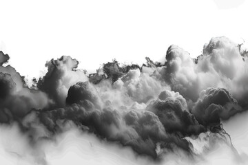 Ultra realistic clouds on a transparent  background - 790646938