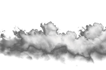 Ultra realistic clouds on a transparent  background - 790646979
