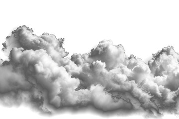 Ultra realistic clouds on a transparent  background - 790646997