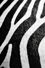 Black and white zebra stripes texture pattern for bakground