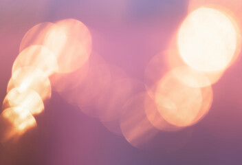Abstract warm color blobs bokeh background