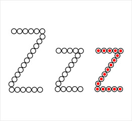 Alphabet Z Dab Worksheet M_2112001