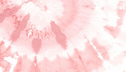 Pink Aquarelle Grunge Wash. Pastel Retro Shibori Watercolor. Light Pink Tie Dye Colored Washes.