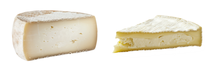 piece of cheese isolated on white or transparent png