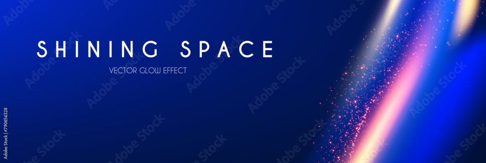Canvas Prints motion light effect. shining magic background and liquid speed light